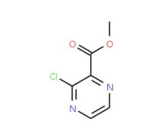 3-Chloro-2-pyrazinecarboxylic Acid Methyl Ester (CAS 27825-21-4) - chemical structure image