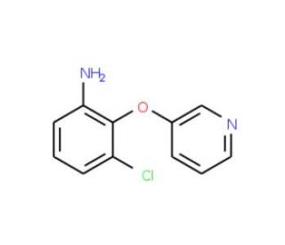 3-Chloro-2-(pyridin-3-yloxy)-phenylamine - chemical structure image