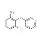 3-Chloro-2-(pyridin-3-yloxy)-phenylamine - chemical structure image