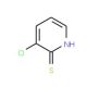 3-Chloro-2-pyridinethiol (CAS 5897-94-9) - chemical structure image