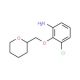 3-Chloro-2-(tetrahydro-2H-pyran-2-ylmethoxy)-phenylamine - chemical structure image
