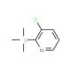 3-Chloro-2-(trimethylsilyl)pyridine (CAS 79698-47-8) - chemical structure image