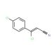 3-Chloro-3-(4-chlorophenyl)acrylonitrile (CAS 78583-86-5) - chemical structure image