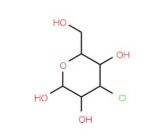 3-Chloro-3-deoxy-D-glucopyranose (CAS 22933-89-7) - chemical structure image