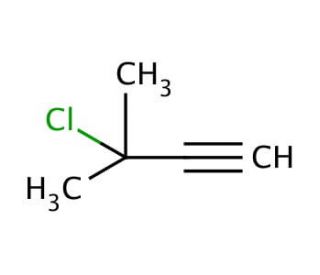 3-Chloro-3-methyl-1-butyne (CAS 1111-97-3) - chemical structure image