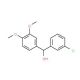 3-Chloro-3′,4′-dimethoxybenzhydrol - chemical structure image