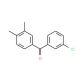 3-Chloro-3′,4′-dimethylbenzophenone (CAS 844884-97-5) - chemical structure image