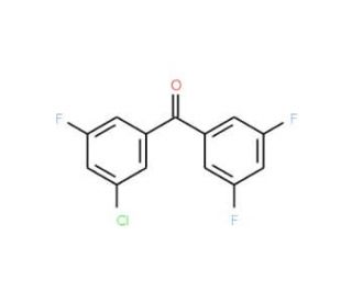 3-Chloro-3&prime;,5,5&prime;-trifluorobenzophenone (CAS 844885-18-3) - chemical structure image