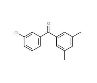 3-Chloro-3&prime;,5&prime;-dimethylbenzophenone (CAS 844884-98-6) - chemical structure image