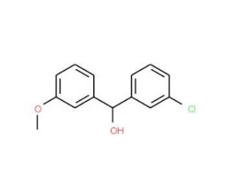 3-Chloro-3&prime;-methoxybenzhydrol - chemical structure image