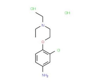 3-Chloro-4-[2-(diethylamino)ethoxy]aniline dihydrochloride - chemical structure image