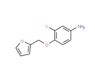 3-Chloro-4-(2-furylmethoxy)aniline - chemical structure image