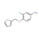 3-Chloro-4-(2-furylmethoxy)aniline - chemical structure image