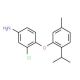 3-Chloro-4-(2-isopropyl-5-methylphenoxy)aniline - chemical structure image