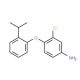 3-Chloro-4-(2-isopropylphenoxy)aniline - chemical structure image