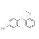 3-Chloro-4-(2-methoxyphenoxy)phenylamine - chemical structure image