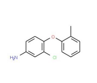 3-Chloro-4-(2-methylphenoxy)aniline - chemical structure image