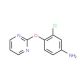 3-Chloro-4-(2-pyrimidinyloxy)phenylamine - chemical structure image