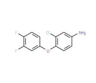 3-Chloro-4-(3,4-difluorophenoxy)aniline - chemical structure image