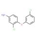 3-Chloro-4-(3-chlorophenoxy)aniline - chemical structure image