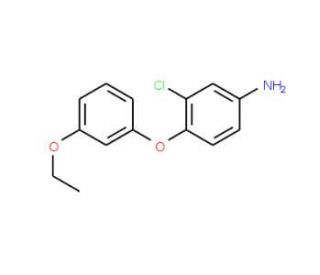 3-Chloro-4-(3-ethoxyphenoxy)aniline - chemical structure image