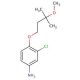 3-Chloro-4-(3-methoxy-3-methyl-butoxy)-phenylamine - chemical structure image