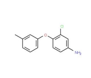 3-Chloro-4-(3-methylphenoxy)aniline - chemical structure image