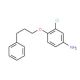 3-Chloro-4-(3-phenylpropoxy)aniline - chemical structure image
