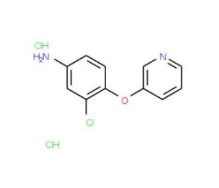 3-Chloro-4-(3-pyridinyloxy)aniline dihydrochloride - chemical structure image