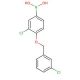 3-Chloro-4-(3′-chlorobenzyloxy)phenylboronic acid (CAS 849062-26-6) - chemical structure image