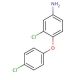 3-Chloro-4-(4-chlorophenoxy)aniline (CAS 24900-79-6) - chemical structure image