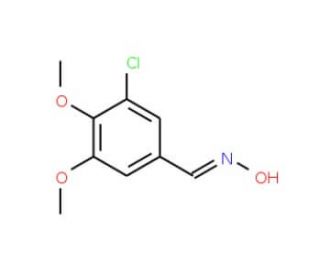 3-chloro-4,5-dimethoxybenzaldehyde oxime - chemical structure image