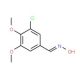 3-chloro-4,5-dimethoxybenzaldehyde oxime - chemical structure image