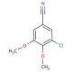 3-Chloro-4,5-dimethoxybenzonitrile (CAS 90537-30-7) - chemical structure image