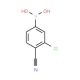 3-Chloro-4-cyanophenylboronic acid (CAS 1008415-02-8) - chemical structure image