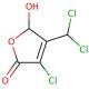 3-Chloro-4-(dichloromethyl)-5-hydroxy-2(5H)-furanone 的分子结构 3-Chloro-4-(dichloromethyl)-5-hydroxy-2(5H)-furanone - chemical structure image