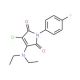 3-chloro-4-(diethylamino)-1-(4-fluorophenyl)-1H-pyrrole-2,5-dione - chemical structure image