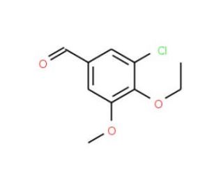 3-Chloro-4-ethoxy-5-methoxybenzaldehyde - chemical structure image