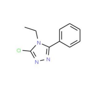 3-chloro-4-ethyl-5-phenyl-4H-1,2,4-triazole - chemical structure image