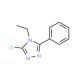 3-chloro-4-ethyl-5-phenyl-4H-1,2,4-triazole - chemical structure image