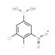 3-Chloro-4-fluoro-5-nitrophenylboronic acid (CAS 850568-73-9) - chemical structure image