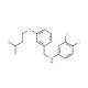3-Chloro-4-fluoro-N-[3-(isopentyloxy)benzyl]-aniline - chemical structure image
