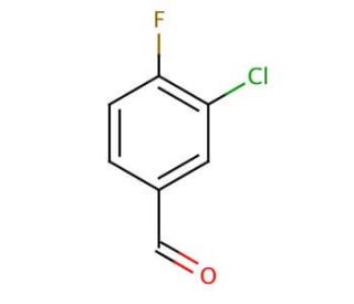 3-Chloro-4-fluorobenzaldehyde (CAS 34328-61-5) - chemical structure image