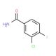3-Chloro-4-fluorobenzamide (CAS 701-43-9) - chemical structure image