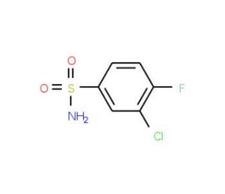 3-Chloro-4-fluorobenzenesulfonamide (CAS 146533-46-2) - chemical structure image