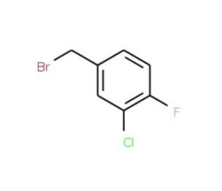 3-Chloro-4-fluorobenzyl bromide (CAS 192702-01-5) - chemical structure image