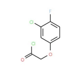 (3-chloro-4-fluorophenoxy)acetyl chloride - chemical structure image
