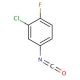 3-Chloro-4-fluorophenyl isocyanate (CAS 50529-33-4) - chemical structure image