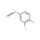 3-Chloro-4-fluorophenyl isothiocyanate (CAS 137724-66-4) - chemical structure image