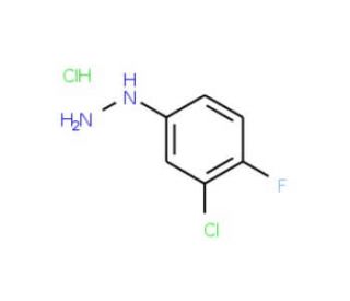 3-Chloro-4-fluorophenylhydrazine hydrochloride (CAS 175135-74-7) - chemical structure image